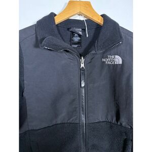 The North Face Girls Denali Full Zip Fleece Jacket Black Size M 10/12 Outdoors
